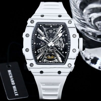 Richard Mille RM12-01 White carbon fiber and quartz fiber diameter 45mm Watch